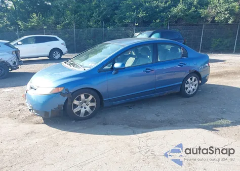 2007 Honda Civic Lx из США, поврежденный, VIN 1HGFA16527L048142